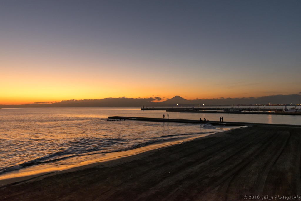 湘南の夕暮れ