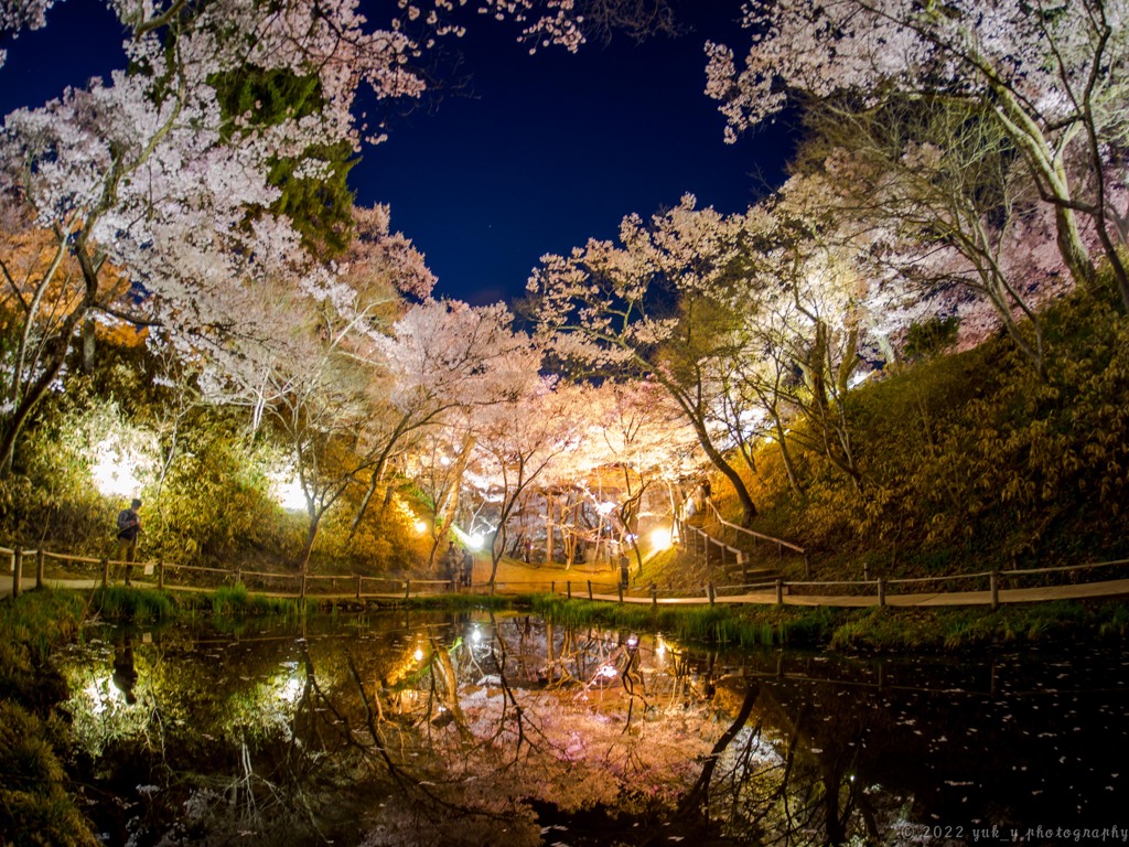 城址の鏡池