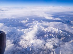 雪の山脈