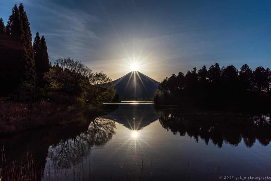 田貫湖の輝き