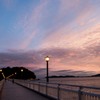 三河湾の夕暮れ