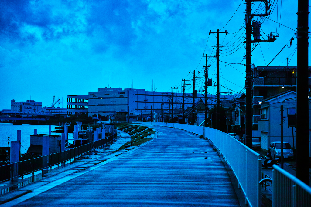 地元　雨の早朝②