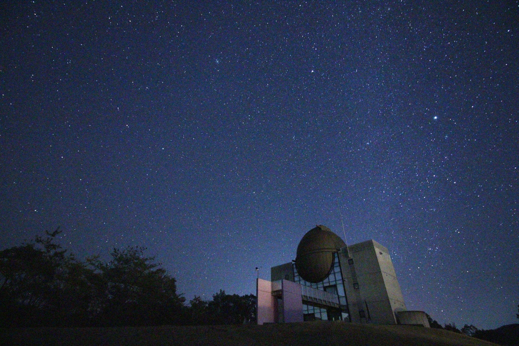 星空の下で