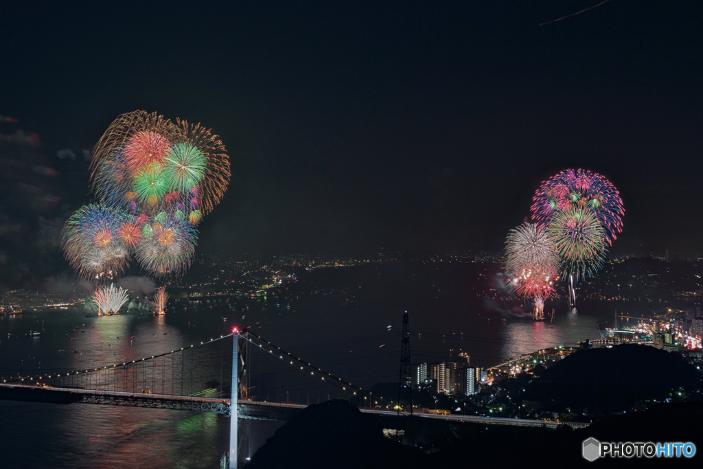 関門海峡花火大会 2016