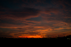 Fire sky