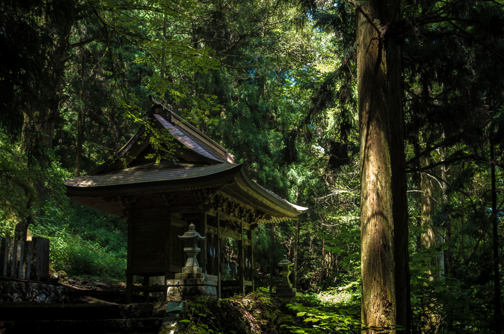 穴門山神社　随神門