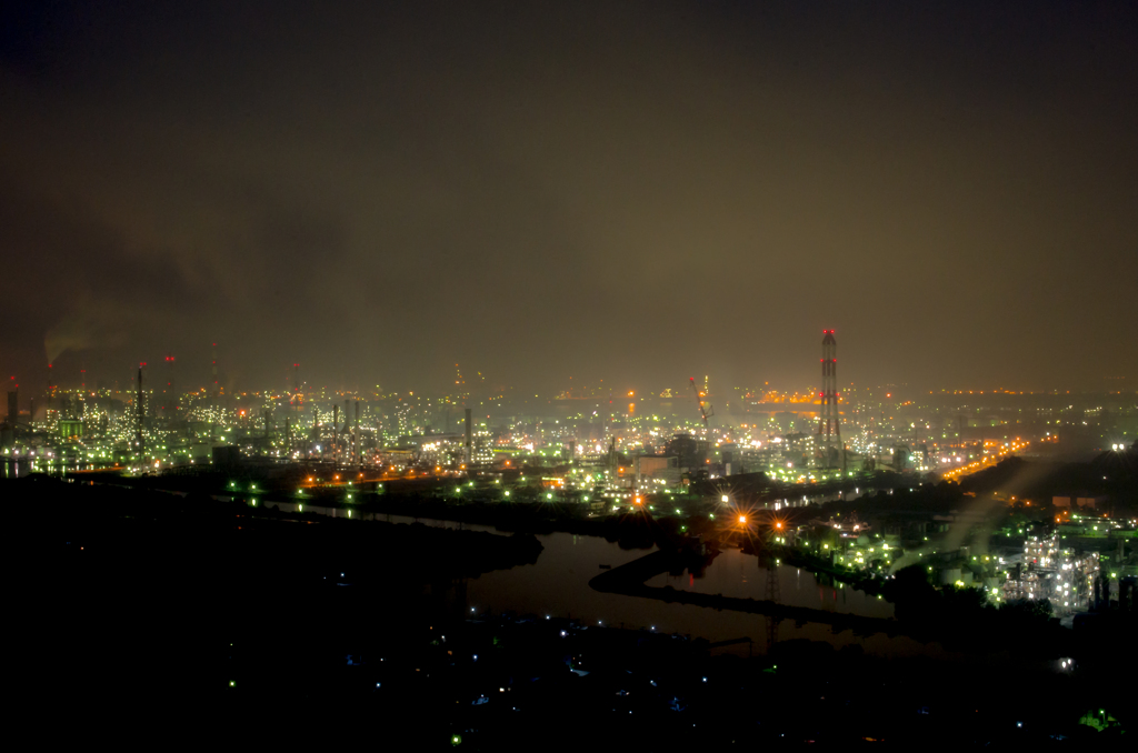 工業地帯夜景