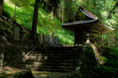 穴門山神社　随神門
