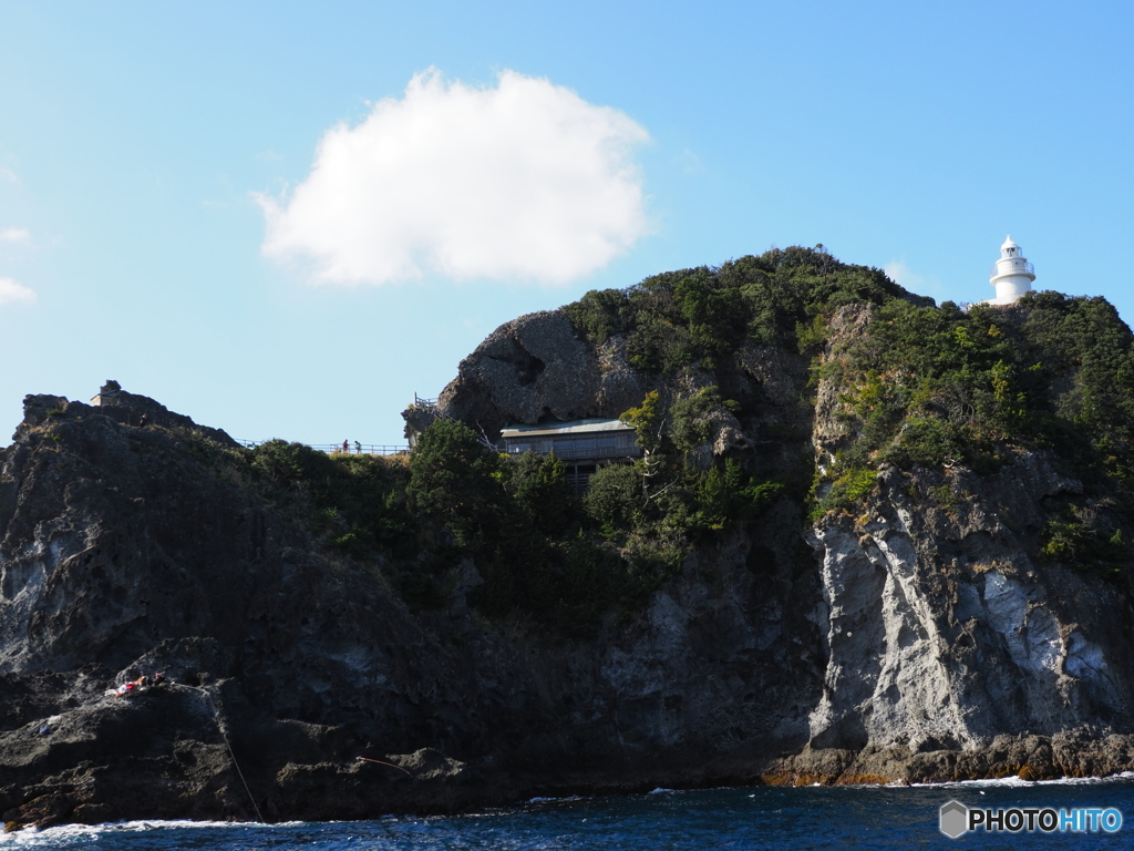 海からの石室神社