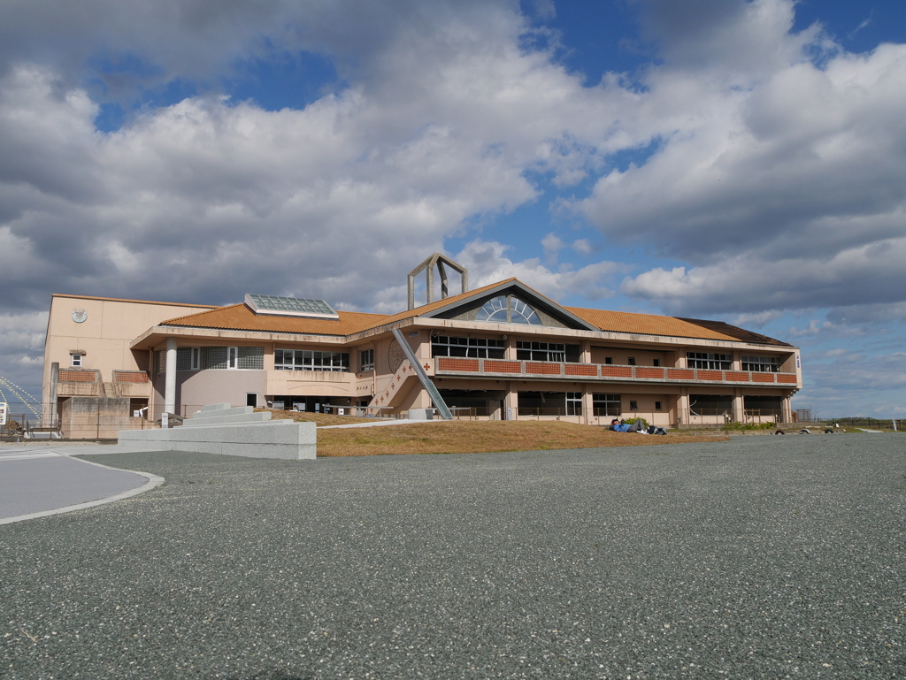 震災遺構中浜小学校