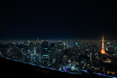 六本木ヒルズ　スカイデッキからの夜景