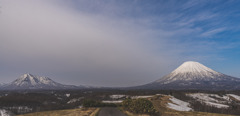 羊蹄山と尻別岳