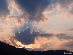 夏の日の夕焼け