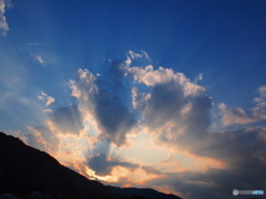 夏の日の夕焼け