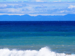 グラデーションな海