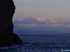 夏の終わりの富士山