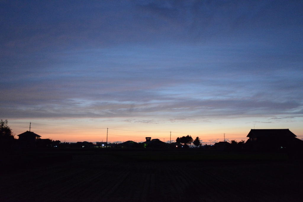 夕暮れ時