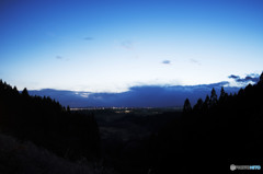 Awesome clouds and night view