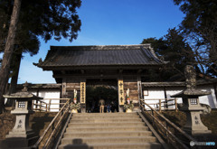 門松がお出迎え