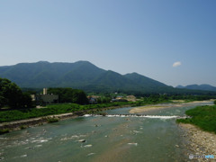 小鮎釣りしかの川