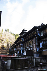 銀山温泉旅館街