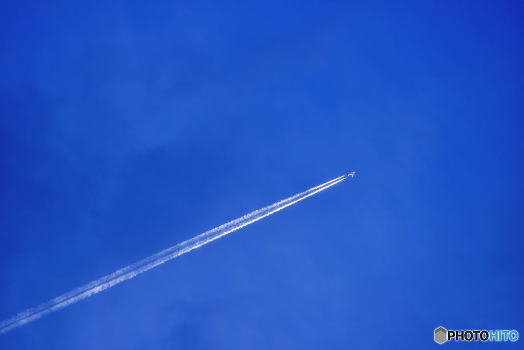 白い坂道が空まで続いていた。