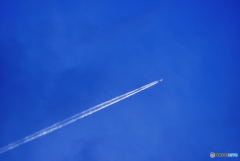 白い坂道が空まで続いていた。