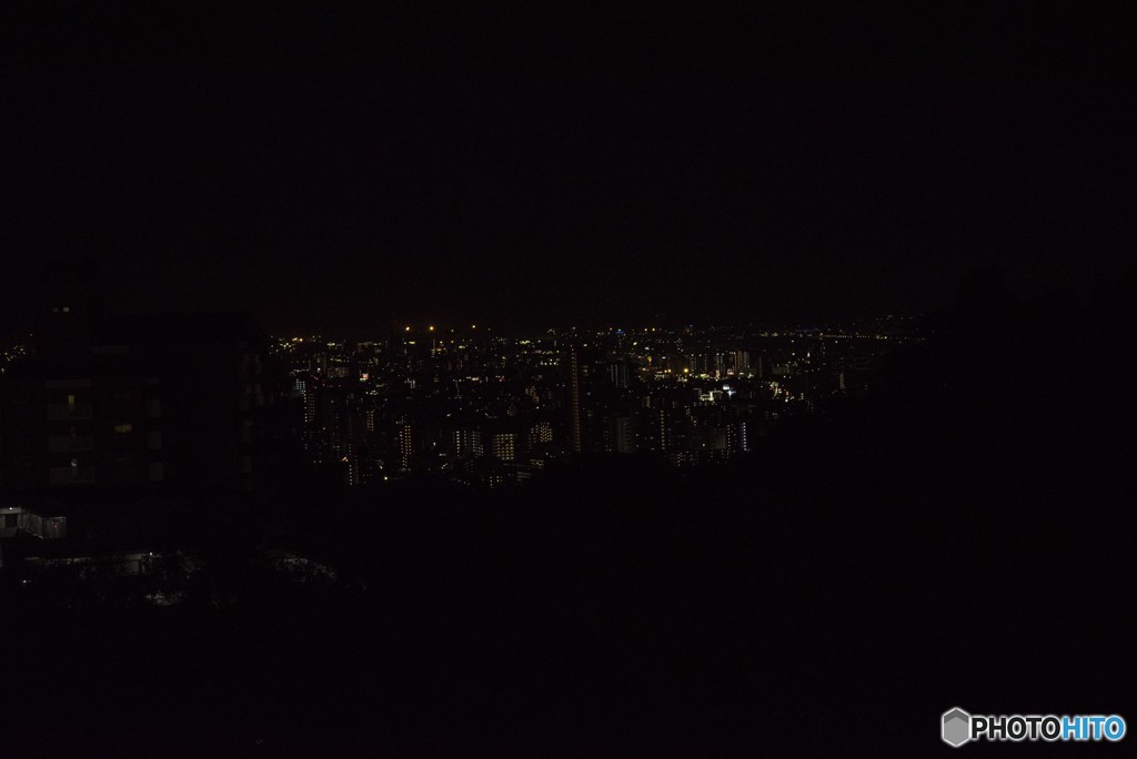 仙台市国見から見た夜景
