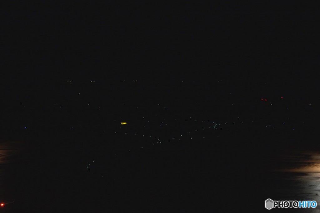 Shining sad taxiway