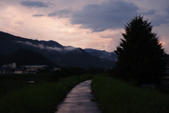 夕立のあと