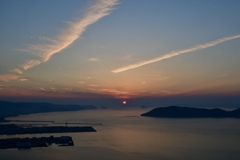 屋島夕景