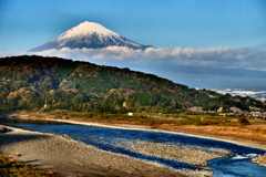 富士山と富士川
