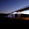 夕暮れの蓬莱橋