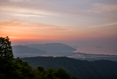 高島の朝