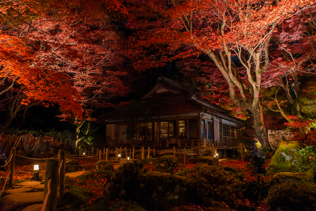 　かくれ里の夜