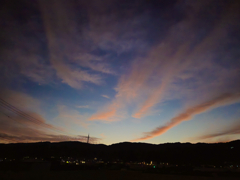今朝の空