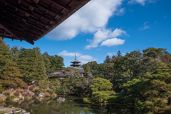 　御室御殿の小春日和