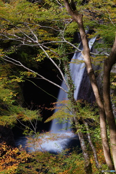 大釜の滝にて④