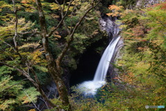 大釜の滝にて③