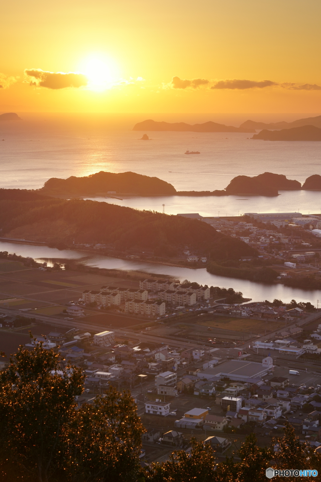 太平洋を望む