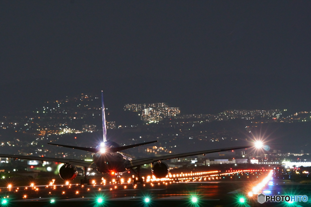 千里川の夜