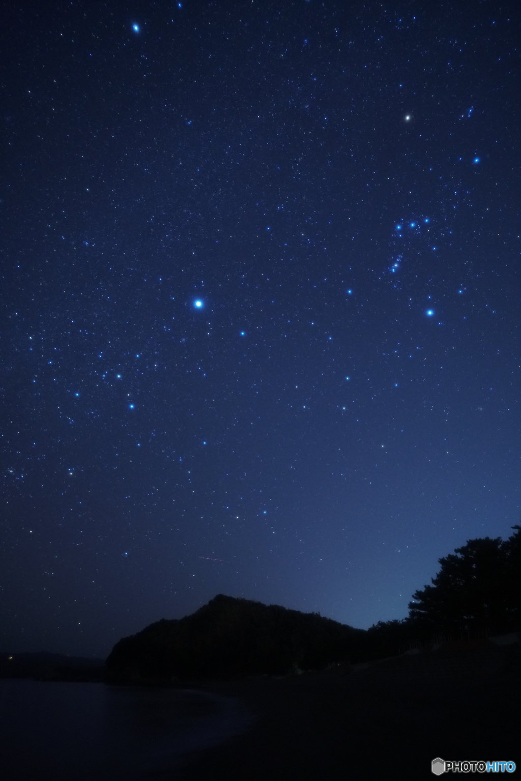 元旦の夜空