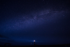 能取岬の星空