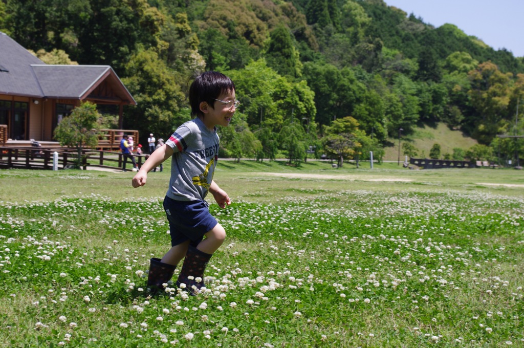 西の久保公園にて