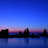 橋杭岩　夜明け前