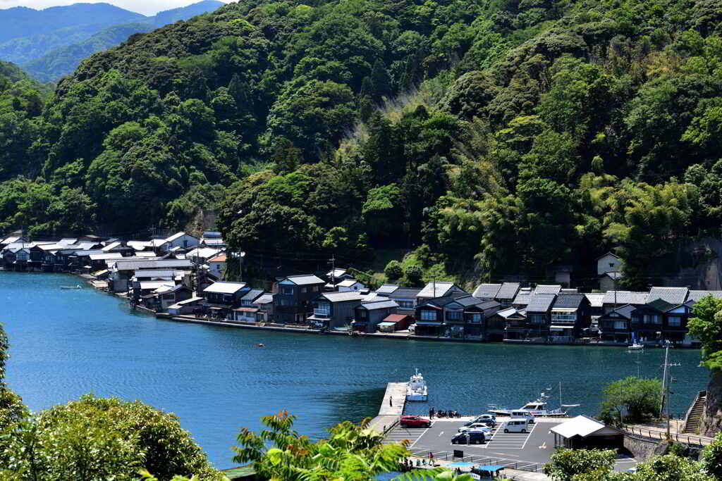 舟屋の見える景色