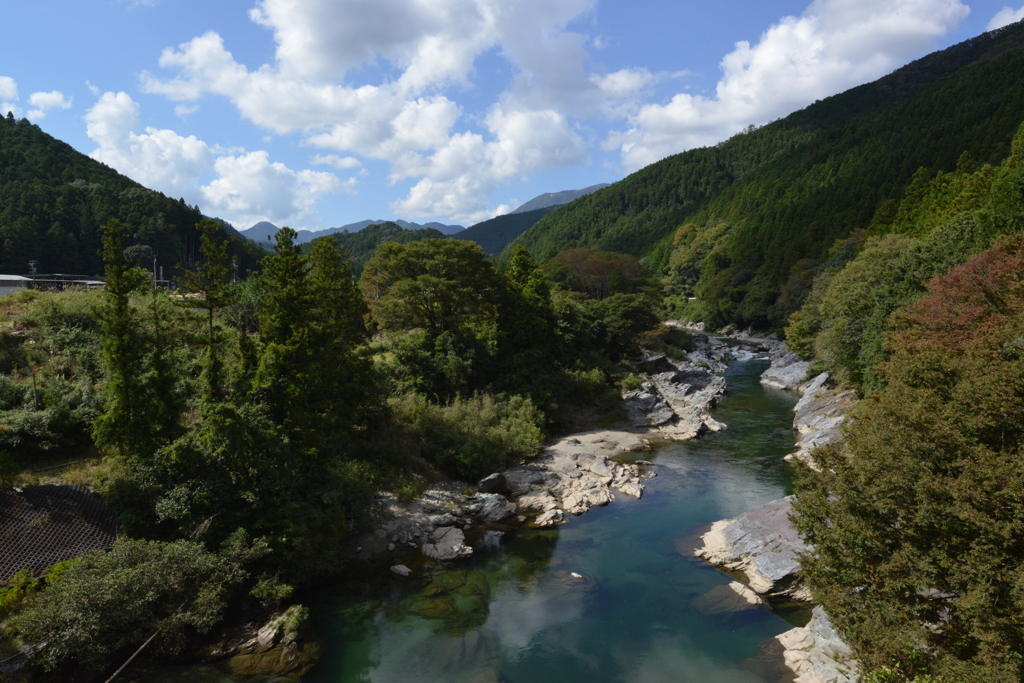 香肌峡～新毛原橋から～