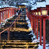 雪の貴船神社