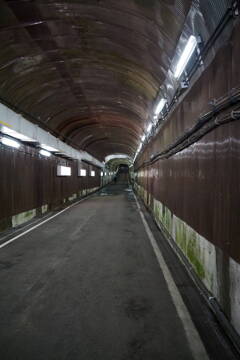 黒部ダム通路
