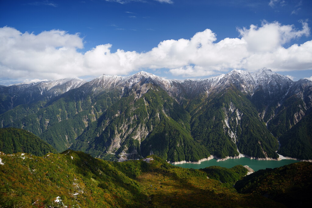 立山大観峰から黒部湖方面